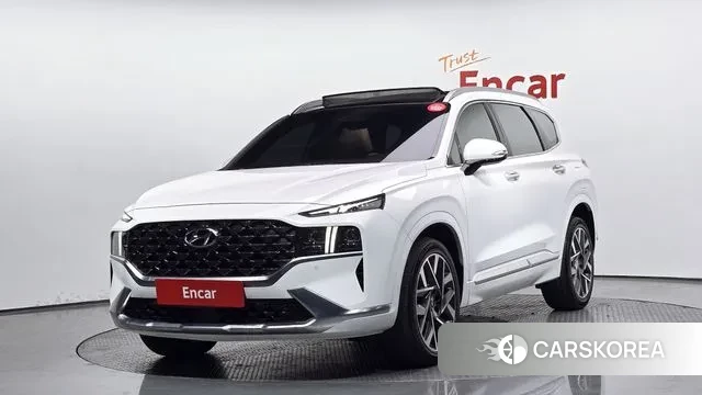 Hyundai The New Santa Fe 2021 Белый из Кореи