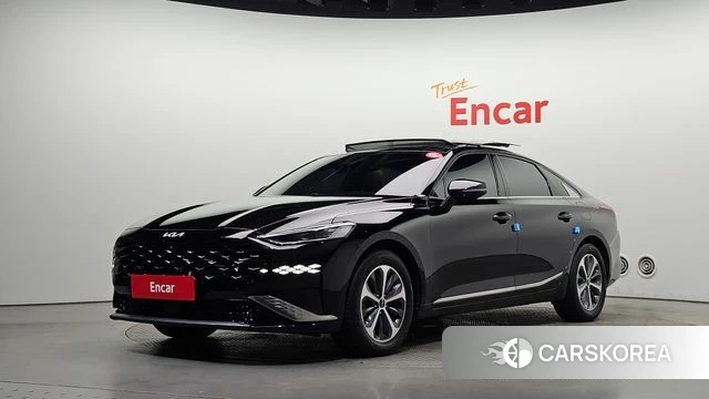 Kia K8 Hybrid 2022 Черный из Кореи