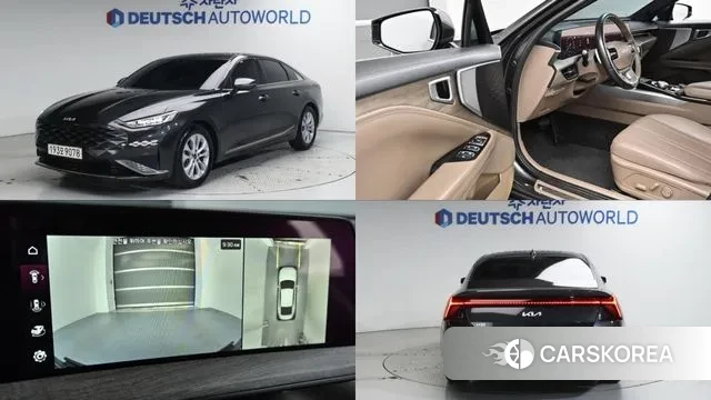 Kia K8 2021 Серый из Кореи