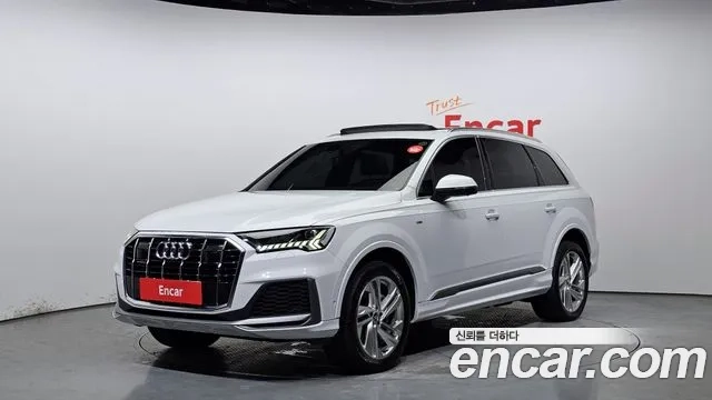 Audi Q7 (4M) 2020 Белый из Кореи