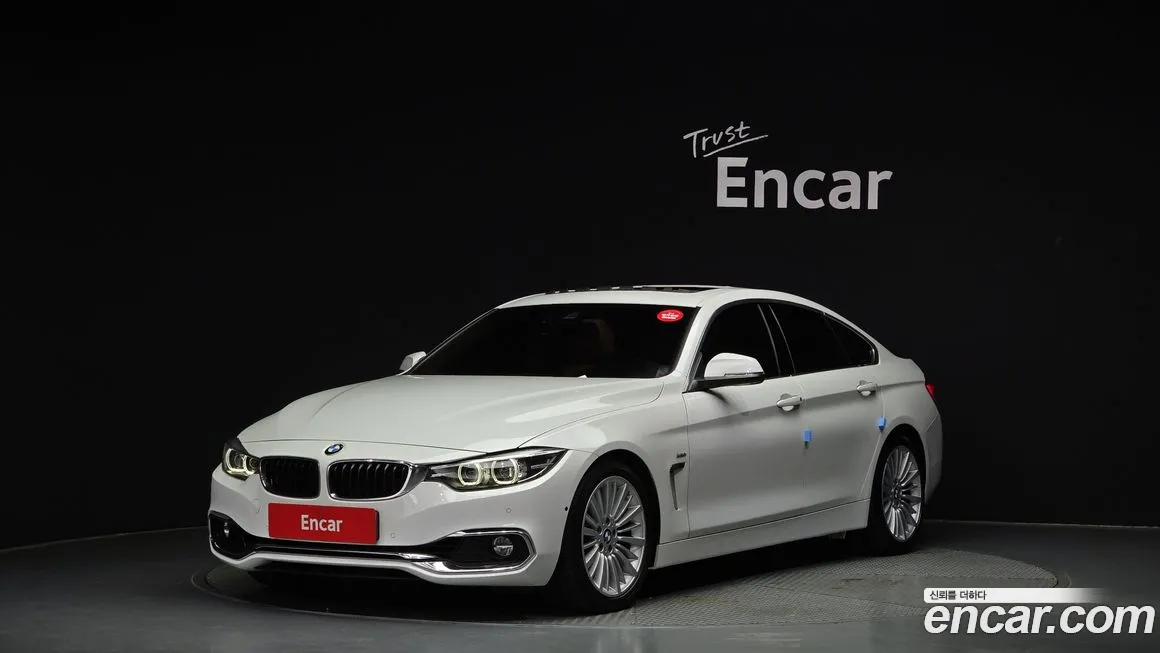 BMW 4 Series (F32) 2018 Белый из Кореи