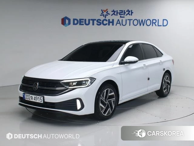 Volkswagen 7th Generation of Jetta 2022 Белый из Кореи
