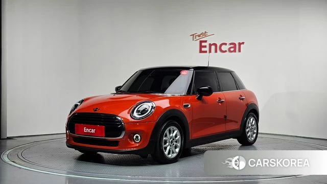 Mini Cooper 2021 Оранжевый из Кореи
