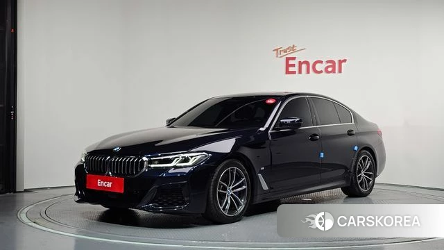 BMW 5 Series (G30) 2022 Черный из Кореи