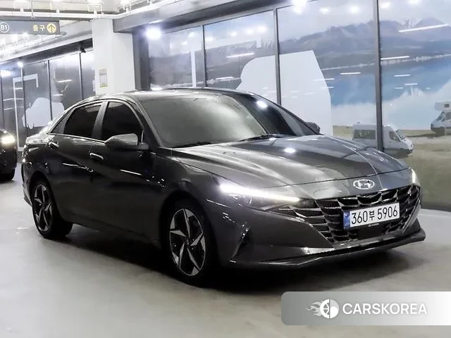 Hyundai Avante (CN7) 2021 Серый из Кореи