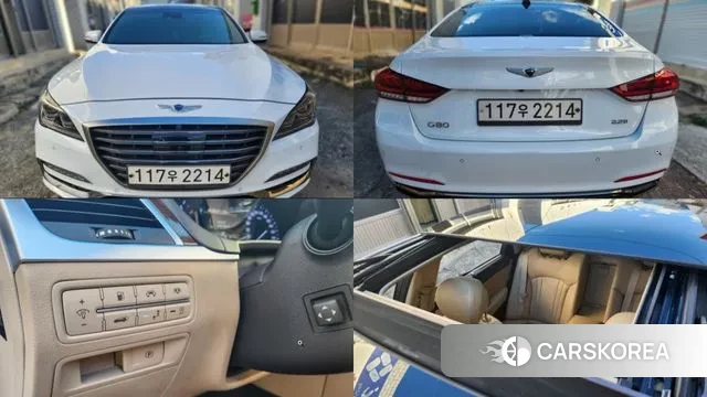 Genesis G80 2018 Белый из Кореи