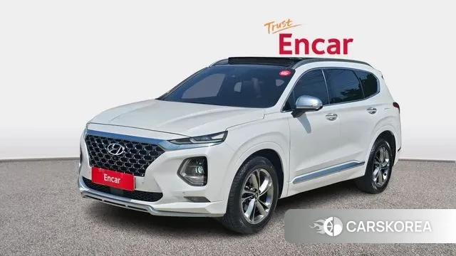 Hyundai Santa Fe TM 2019 Белый из Кореи