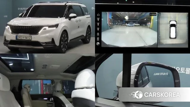 Kia Carnival 4th generation 2021 Белый из Кореи