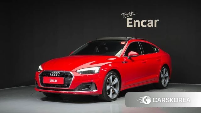 Audi A5 (F5) 2021 Красный из Кореи