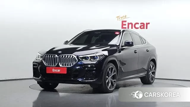 BMW X6 (G06) 2022 Черный из Кореи