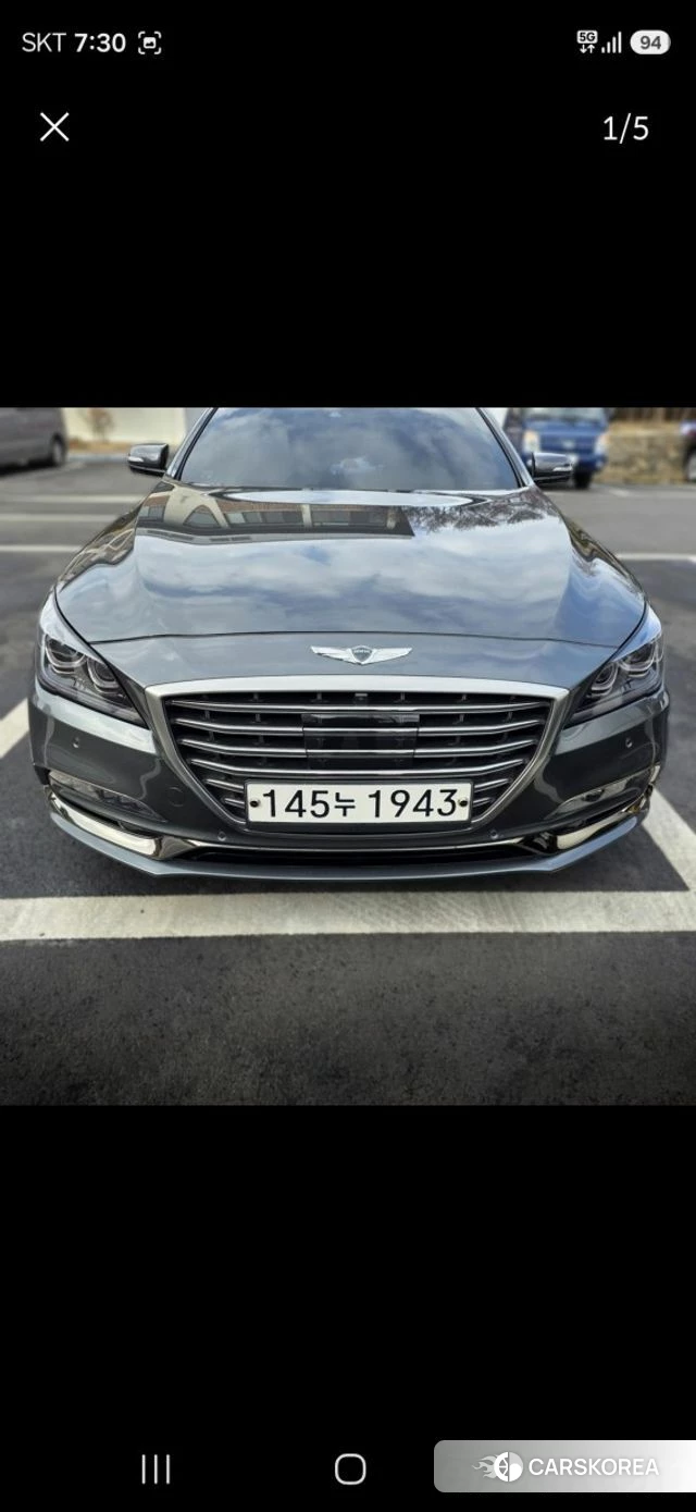 Genesis G80 2020 Серый из Кореи