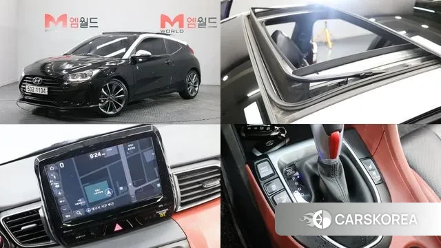 Hyundai Veloster (JS) 2018 Черный из Кореи