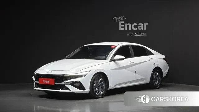 Hyundai The New Avante Hybrid (CN7) 2024 Белый из Кореи