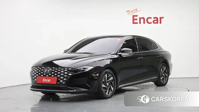 Hyundai The New Grandeur IG Hybrid 2020 Черный из Кореи