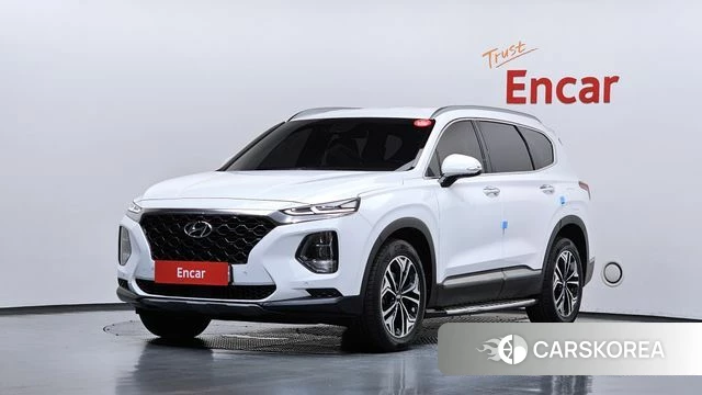 Hyundai Santa Fe TM 2019 Белый из Кореи