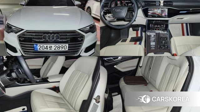 Audi A6 (C8) 2023 Белый из Кореи