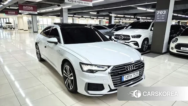 Audi A6 (C8) 2023 Белый из Кореи
