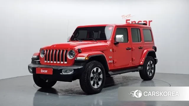 Jeep Wrangler (JL) 2020 Красный из Кореи