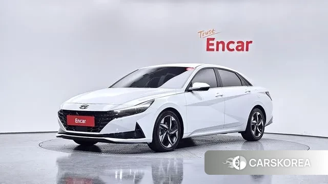 Hyundai Avante (CN7) 2020 Белый из Кореи
