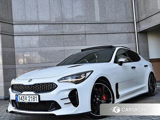 Kia Stinger 2018 Белый из Кореи