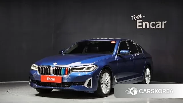 BMW 5 Series (G30) 2021 Синий из Кореи