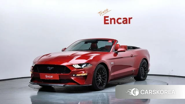 Ford Mustang 7th Generation 2021 Красный из Кореи