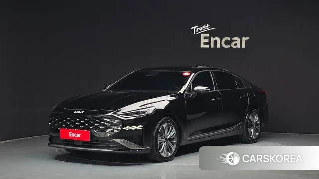 Kia K8 Hybrid 2021 Черный из Кореи