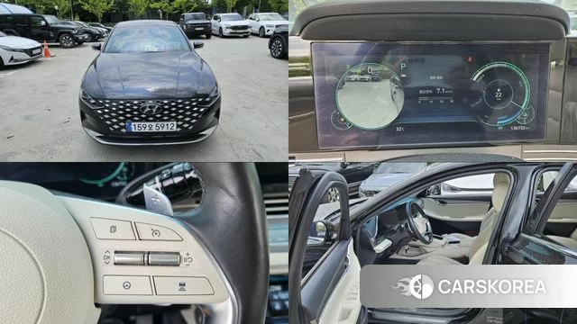 Hyundai The New Grandeur IG Hybrid 2021 Черный из Кореи