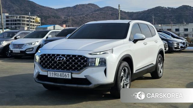 Hyundai The New Santa Fe 2022 Белый из Кореи