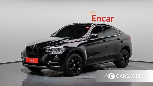 BMW X6 (F16) 2019 Черный из Кореи