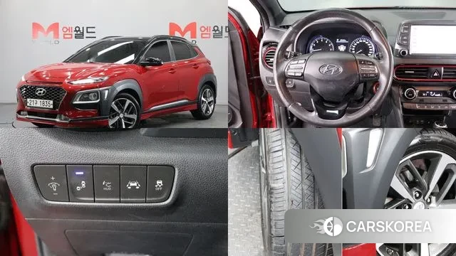 Hyundai Kona 2019 Красный из Кореи