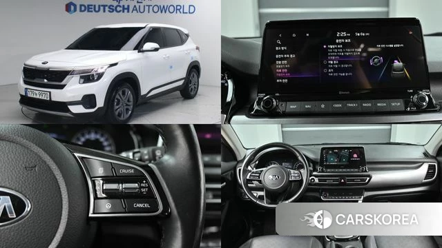 Kia Seltos 2021 Белый из Кореи