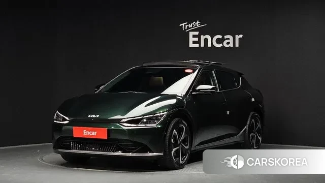 Kia EV6 2023 Темно-зеленый из Кореи