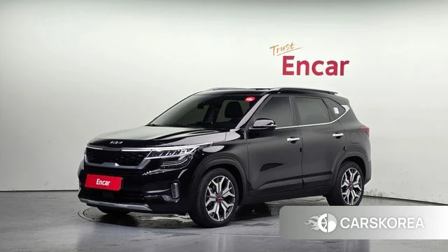 Kia Seltos 2022 Черный из Кореи