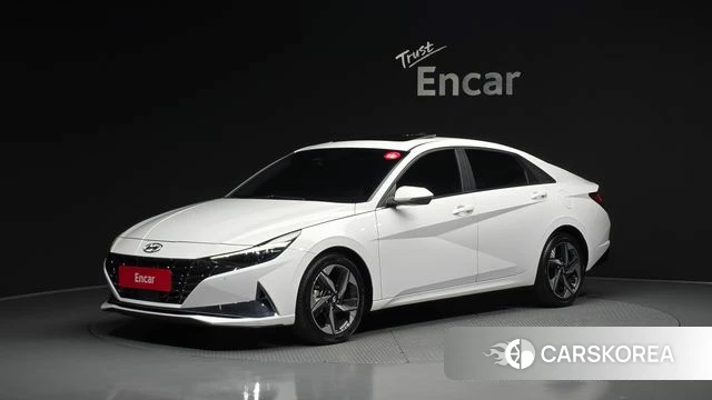 Hyundai Avante (CN7) 2020 Белый из Кореи