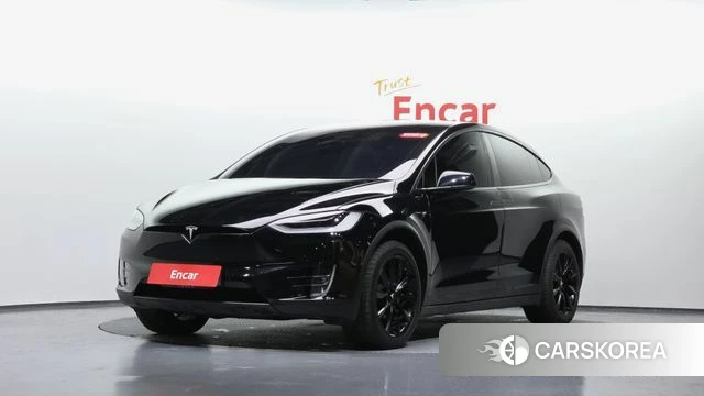 Tesla Model X 2019 Черный из Кореи