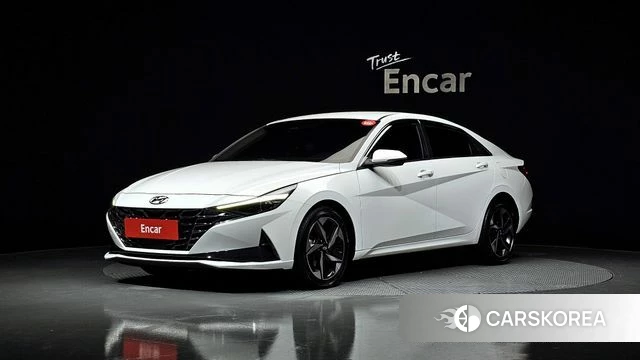 Hyundai Avante (CN7) 2020 Белый из Кореи