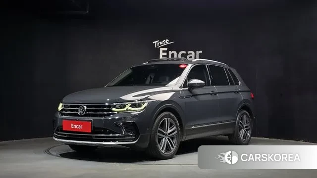 Volkswagen Tiguan second Generation 2022 Серый из Кореи