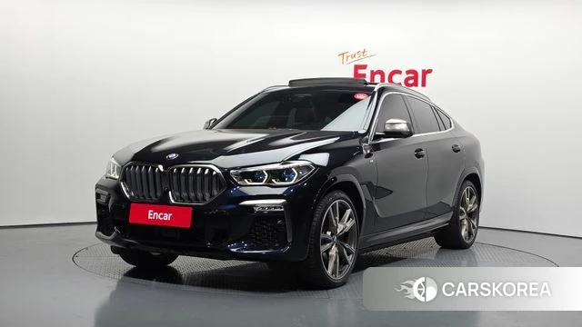 BMW X6 (G06) 2021 Черный из Кореи