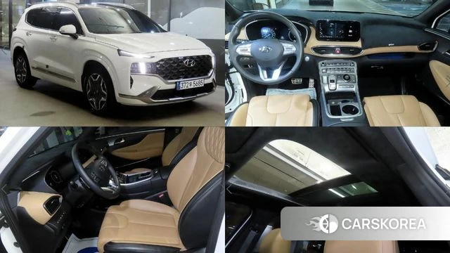 Hyundai The New Santa Fe 2023 Белый из Кореи