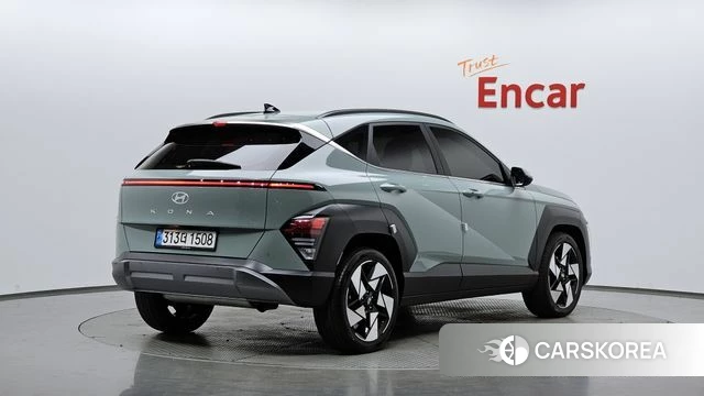 Hyundai Kona (SX2) 2023 Светло-зеленый из Кореи