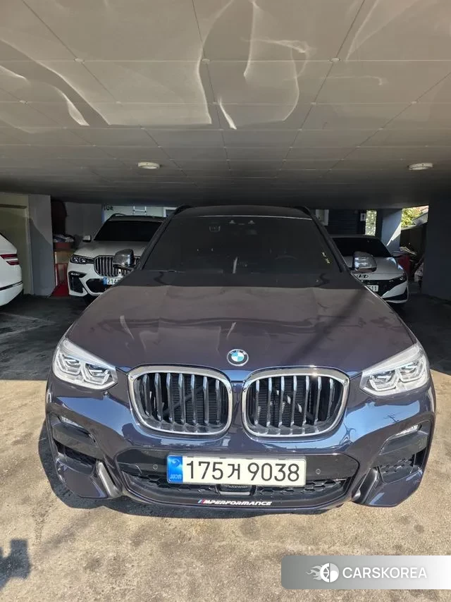BMW X3 (G01) 2021 Черный из Кореи