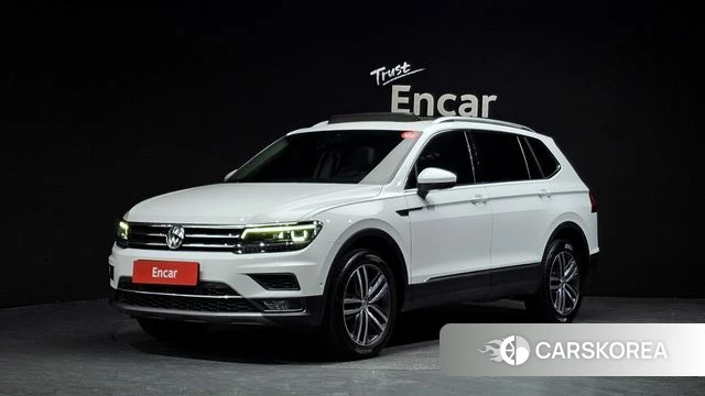 Volkswagen Tiguan Allspace 2020 Белый из Кореи
