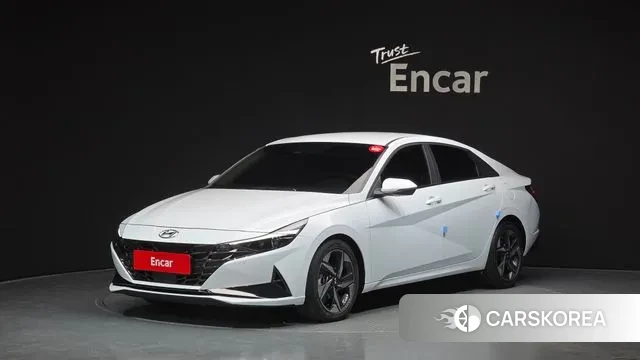 Hyundai Avante (CN7) 2022 Белый из Кореи