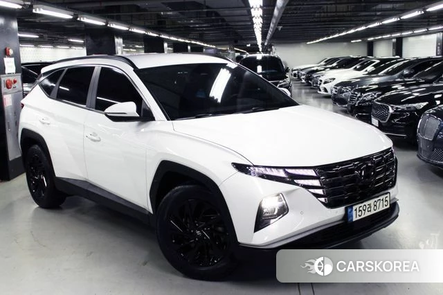 Hyundai Tucson Hybrid (NX4) 2021 Белый из Кореи