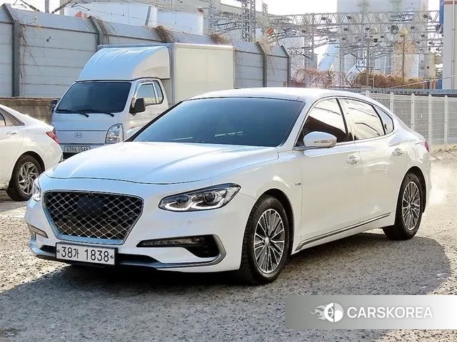 Hyundai Grandeur IG Hybrid 2018 Белый из Кореи
