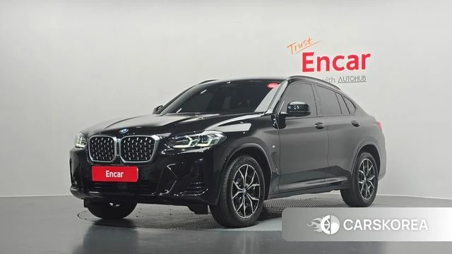 BMW X4 (G02) 2024 Черный из Кореи