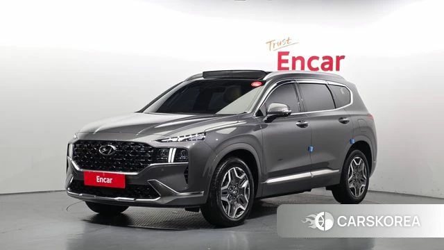 Hyundai The New Santa Fe 2023 Серый из Кореи
