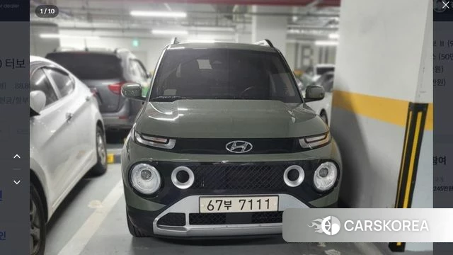 Hyundai Casper 2021 Зеленый из Кореи