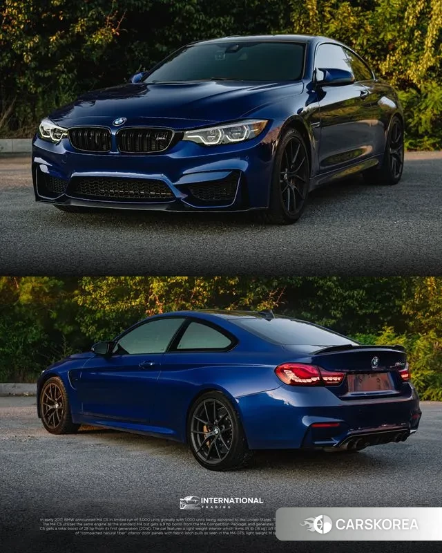 BMW M4 (F82) 2019 Синий из Кореи